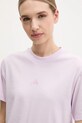 adidas tricou din bumbac Essentials violet JI6078