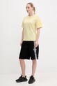 adidas tricou din bumbac Future Icons JE3712 galben SS25