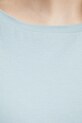Weekend Max Mara t-shirt 2515971011600 turkusowy