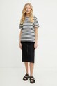 Bavlněné tričko Weekend Max Mara 2515971031600 béžová SS25