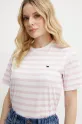 Weekend Max Mara t-shirt in cotone rosa 2515971031600