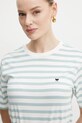 Bavlněné tričko Weekend Max Mara zelená 2515971031600