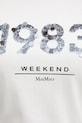 Βαμβακερό μπλουζάκι Weekend Max Mara 2515971041600 λευκό