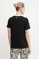 Oblačila Bombažna kratka majica Weekend Max Mara 2515971051600 črna