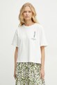 Îmbrăcăminte Weekend Max Mara tricou din bumbac 2515941052600 alb