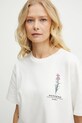 Weekend Max Mara tricou din bumbac alb 2515941052600