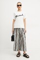 Weekend Max Mara tricou din bumbac 2515971042600 alb SS25