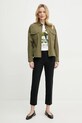 Хлопковая футболка Weekend Max Mara 2515971052600 белый SS25