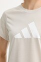 adidas Performance t-shirt treningowy Train Essentials JC9594 beżowy