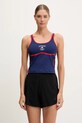 Топ для тренувань adidas Performance Heritage slim темно-синій JG6156