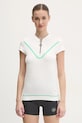 Μπλουζάκι προπόνησης adidas by Stella McCartney TrueNature με ελαστάν λευκό JI5228