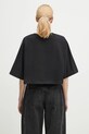 Одяг Бавовняна футболка adidas Originals BOXY TEE JY8884 чорний