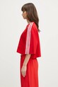 Bavlněné tričko adidas Originals BOXY TEE JY8885 červená SS25