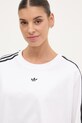adidas Originals tricou din bumbac BOXY TEE alb JY8886