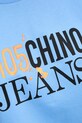 Moschino Jeans t-shirt bawełniany 0712.3732 niebieski
