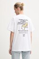 Ruházat Moschino Jeans pamut póló 0713.3732 fehér