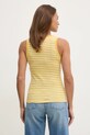 Îmbrăcăminte United Colors of Benetton top din bumbac 30YSDH010 galben