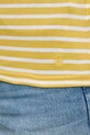 United Colors of Benetton top din bumbac 30YSDH010 galben