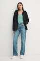 Хлопковый топ United Colors of Benetton 30YSDH010 бирюзовый SS25