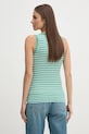 Odzież United Colors of Benetton top bawełniany 30YSDH010 turkusowy