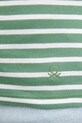 Βαμβακερό τοπ United Colors of Benetton 30YSDH010 πράσινο