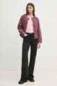 Бавовняний топ United Colors of Benetton 3GA2DH010 рожевий SS25