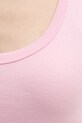 Бавовняний топ United Colors of Benetton 3GA2DH010 рожевий