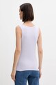 Бавовняний топ United Colors of Benetton 3GA2DH010 фіолетовий AW25