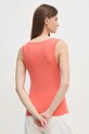 Βαμβακερό τοπ United Colors of Benetton 3GA2DH010 πορτοκαλί SS25