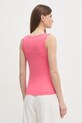 United Colors of Benetton top bawełniany 3GA2DH010 różowy AW25