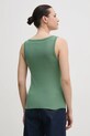 United Colors of Benetton top bawełniany 3GA2DH010 zielony SS25