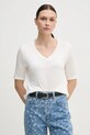 United Colors of Benetton t-shirt fehér 3Z12D401G