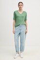 United Colors of Benetton t-shirt 3Z12D401G zöld SS25