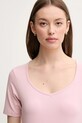 Μπλουζάκι United Colors of Benetton ροζ 3FJHD401P