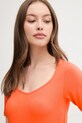 United Colors of Benetton tricou portocaliu 3FJHD401P