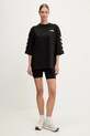 Hummel t-shirt bawełniany 227561 czarny SS25