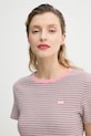 Abbigliamento Levi's t-shirt in cotone ESSENTIAL HM SS TEE 000KK.0007 rosa