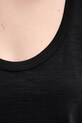United Colors of Benetton top bawełniany 3BVXDH00Z czarny
