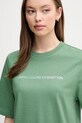 United Colors of Benetton tricou din bumbac verde 3BL0D109D