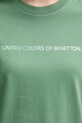 United Colors of Benetton tricou din bumbac 3BL0D109D verde