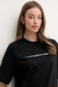 United Colors of Benetton tricou din bumbac negru 3BL0D109D