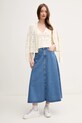 United Colors of Benetton top din bumbac 10C1EH01A bej SS25