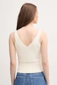 Oblečenie Bavlnený top United Colors of Benetton 10C1EH01A béžová