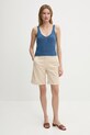 United Colors of Benetton top din bumbac 1898DH018 bleumarin SS25
