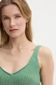 United Colors of Benetton top bawełniany zielony 1898DH018