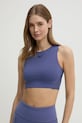 Reebok top treningowy LUX Collection z elastanem fioletowy 100214320