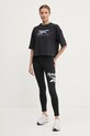 Reebok Classic t-shirt bawełniany 100218832 czarny SS25