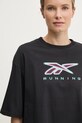 Reebok Classic t-shirt bawełniany czarny 100218832
