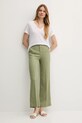 Льняная футболка United Colors of Benetton 37UJD401Q белый SS25