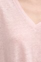 Льняная футболка United Colors of Benetton 37UJD401Q розовый
